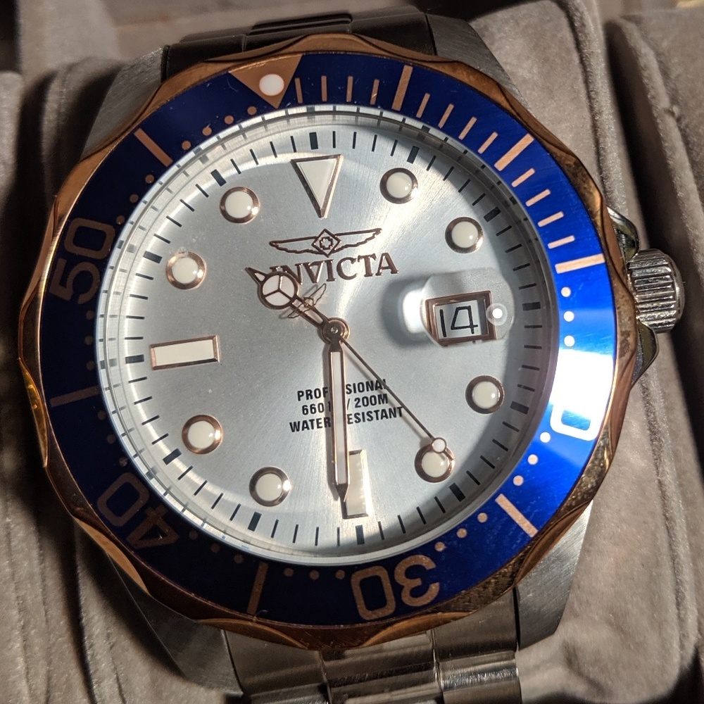 Invicta men's pro diver.